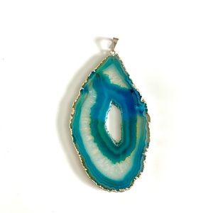 Sliced Agate Pendant